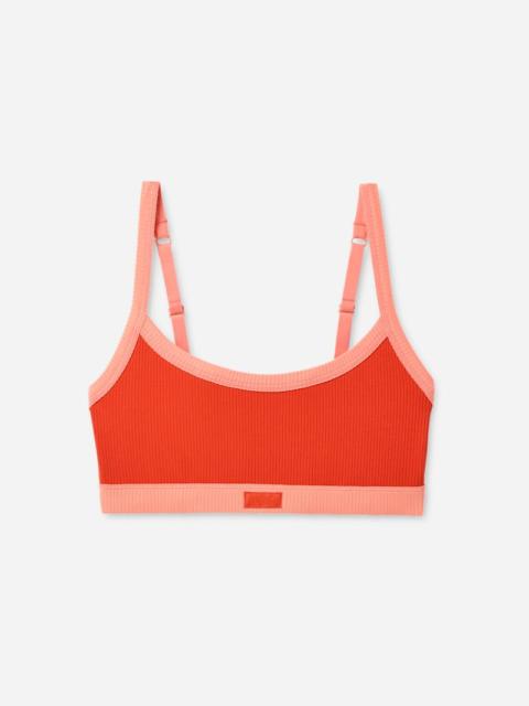 UGG ® Women's Tesia Bralette Rib LENZINGu2122 ECOVEROu2122 Viscose Blend Tops in Lobster/petal