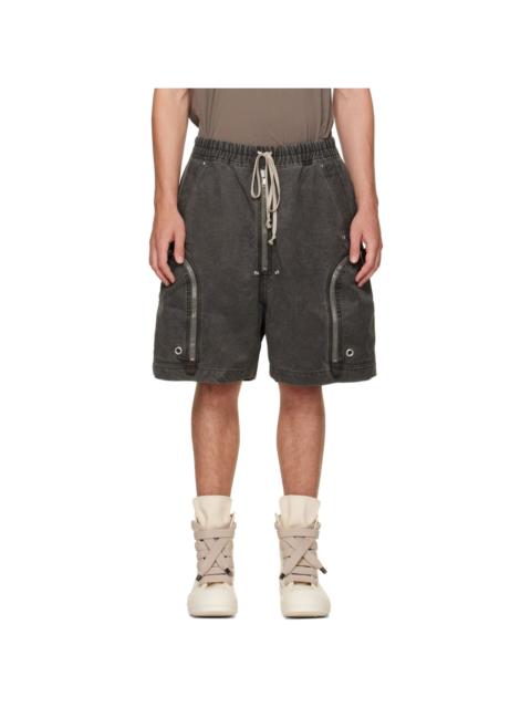Rick Owens DRKSHDW Black Tower Bauhaus Shorts