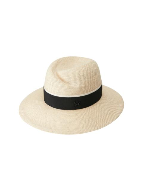 MAISON MICHEL Virginie straw fedora hat