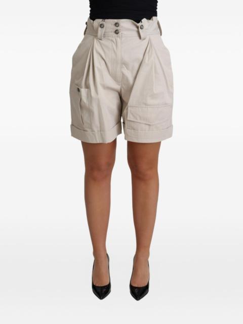 Dolce & Gabbana pleated high-waist shorts