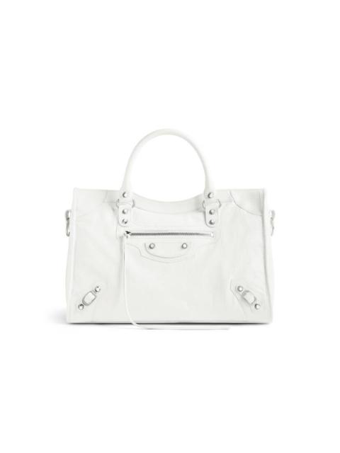 BALENCIAGA Le City Medium Bag  in White