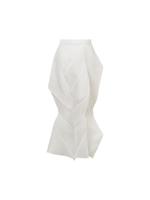 ISSEY MIYAKE Shade And Shaded Pleated Skirt