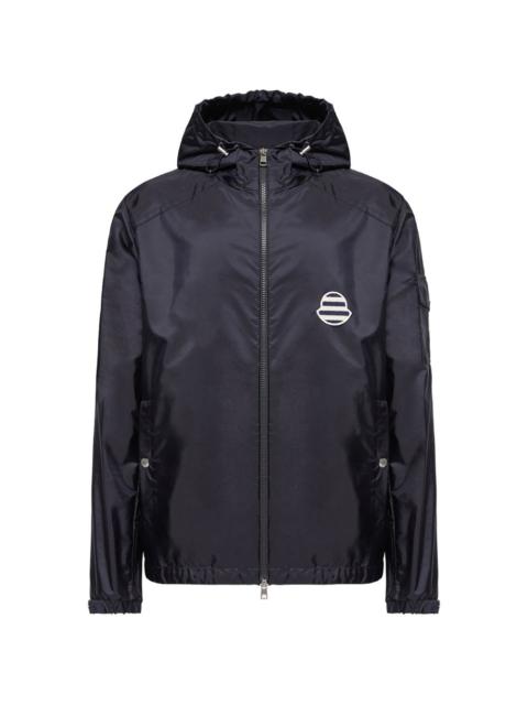 Moncler logo-patch hooded jacket
