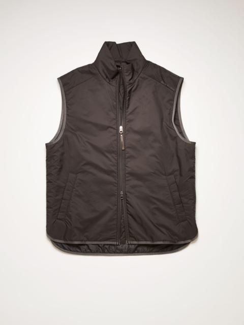 Acne Studios Padded ripstop vest black