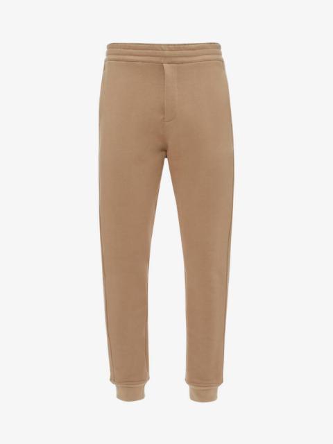 Alexander McQueen Men's McQueen Signature Joggers in Beige