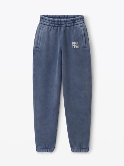 Alexander Wang puff logo sweatpants in terry