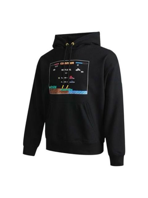 Converse Video Game Graphic Hoodie 'Black' 10022413-A01