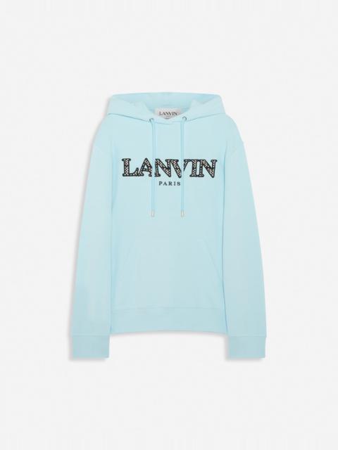 Lanvin CURB EMBROIDERED HOODIE