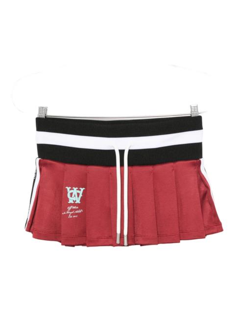 Off-white Pleated Drawstring Skirt