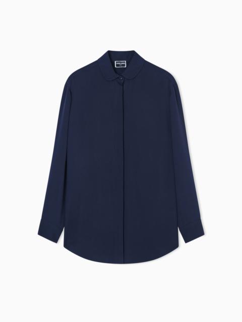 GIORGIO ARMANI TRIPLE SILK GEORGETTE SHIRT