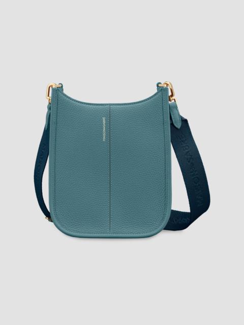 MAISON de SABRÉ Women's Mini Leather Saddle Bag - Bondi Blue