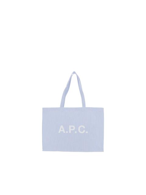 A.P.C. Diane striped tote bag