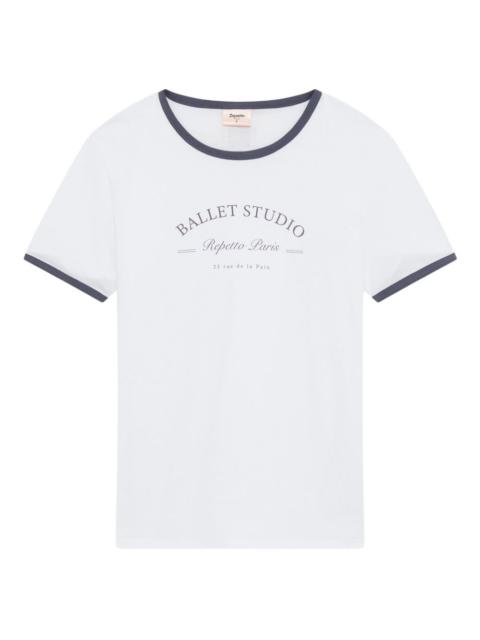 Repetto two-tone crew-neck T-shirt