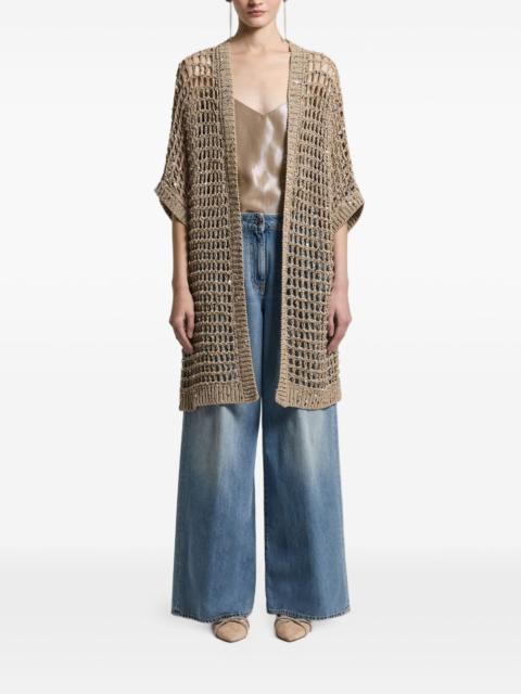 PESERICO open-knit cardigan