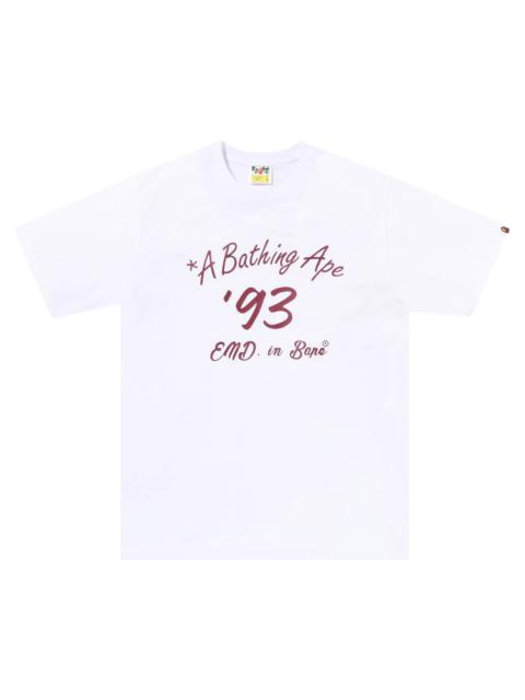 BAPE x End. Bowling Tee #2 'White'