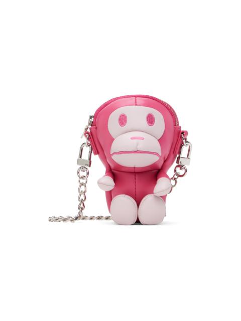 A BATHING APE® Pink Baby Milo Mini Bag