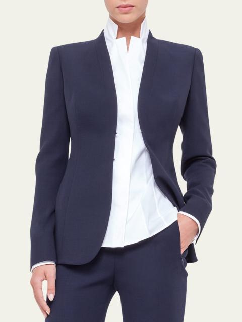 AKRIS Shawl-Collar Wool Jacket
