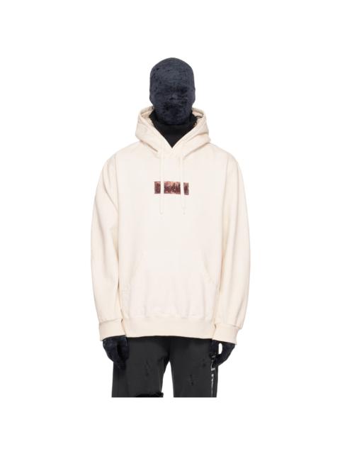 doublet Off-White Rust Embroidery Hoodie