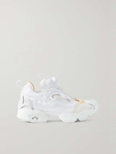 Reebok + Maison Margiela Project 0 Memory Of leather and neoprene-trimmed mesh sneakers
