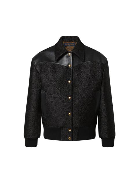 Louis Vuitton Glitter Monogram Bomber Jacket