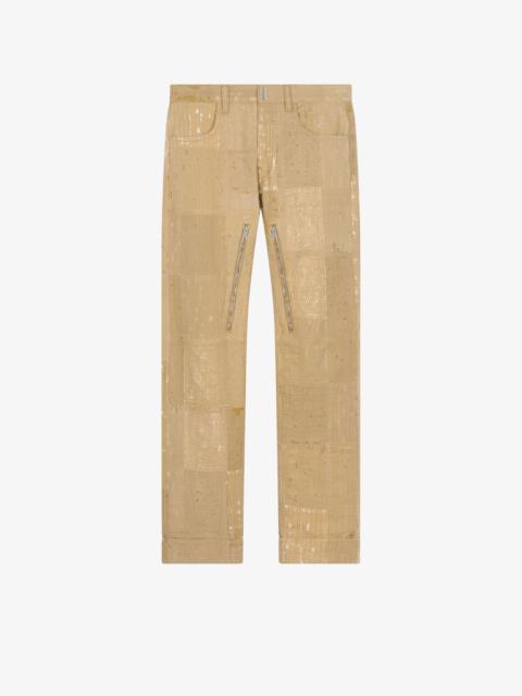 Givenchy JEANS IN BORO EFFECT DENIM
