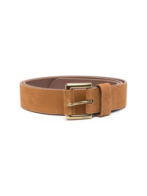 Polo Ralph Lauren suede buckle belt