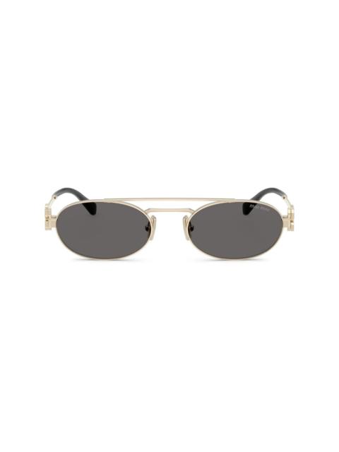 Miu Miu logo-lettering sunglasses