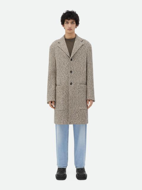 Bottega Veneta Textured Mouline Cotton Coat