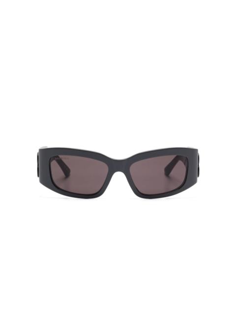 BALENCIAGA rectangle-frame sunglasses