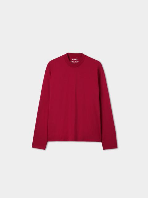 SUNNEI DWYW LONGSLEEVE T-SHIRT / rumba red