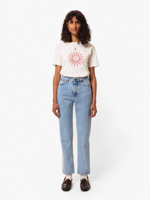 Joni Embroidery Sun T-Shirt Offwhite