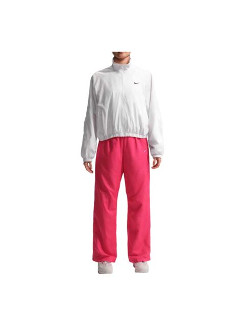 Nike (WMNS) Nike Sportswear Oversized UV Track Jacket 'White Black' IO1474-100