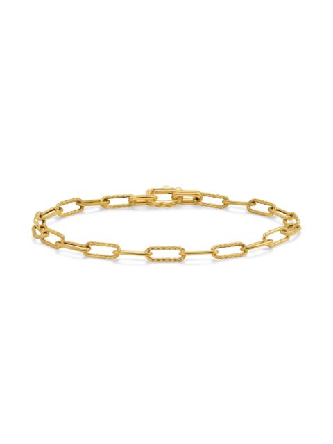DAVID YURMAN Men's DY Madison Chain Bracelet in 18K Yellow Gold, 4MM - Gold
