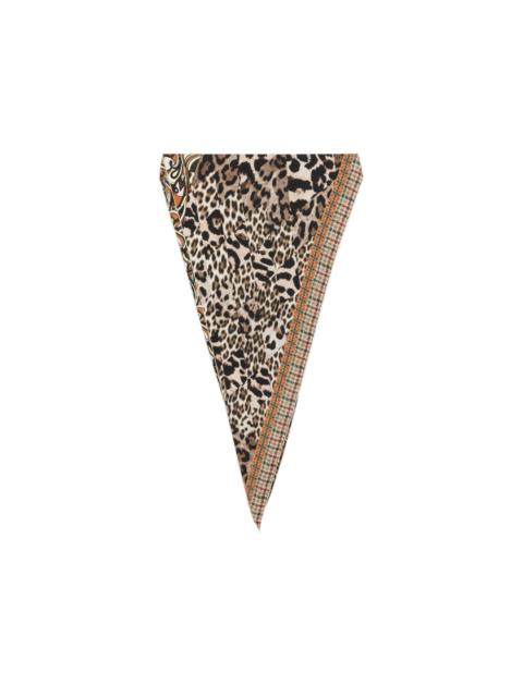 Pierre-Louis Mascia leopard-print scarf