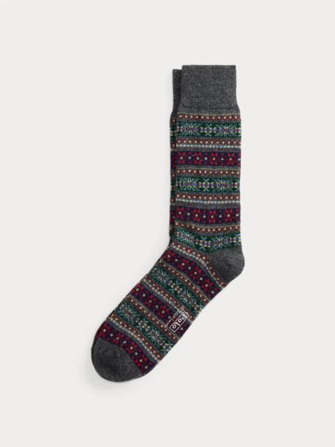 Polo Ralph Lauren Fair Isle Wool-Blend Socks