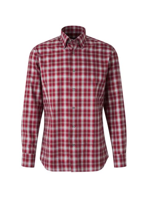 checked shirt