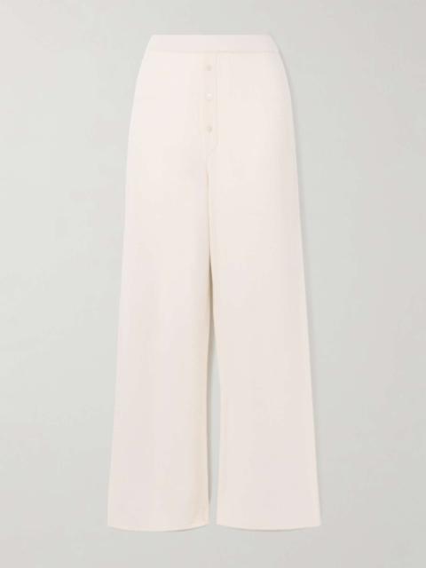 GUEST IN RESIDENCE Everywhere cashmere track pants Cream