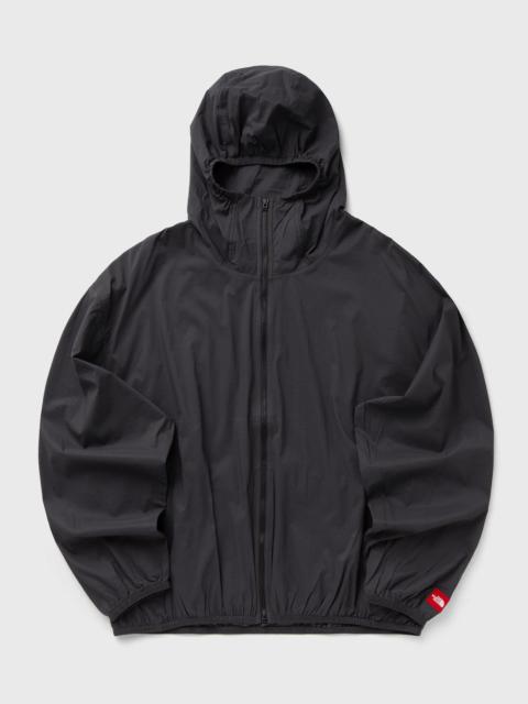 TNF Red Box Packable Hooded Wind Jacket