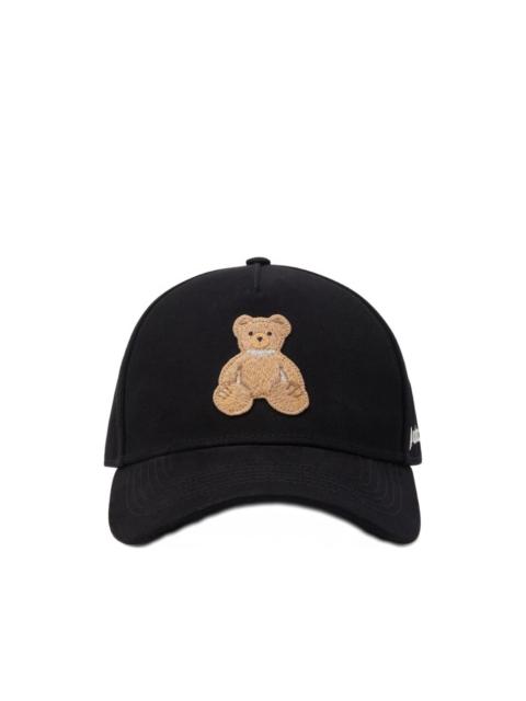 Palm Angels embroidered-bear cap