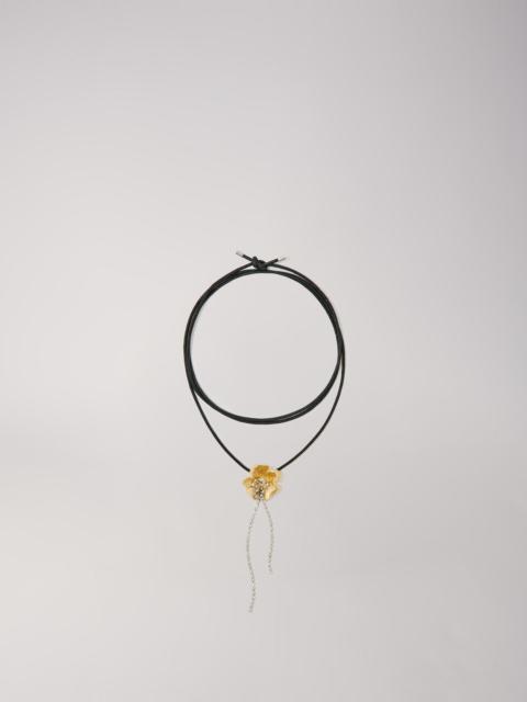 maje Flower necklace