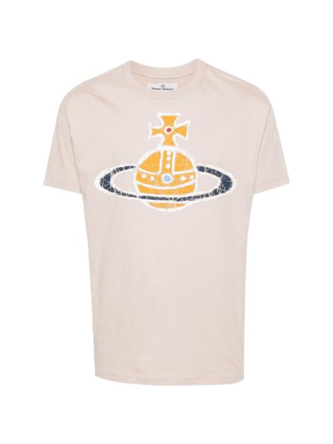 Vivienne Westwood Orb-logo-print cotton T-shirt