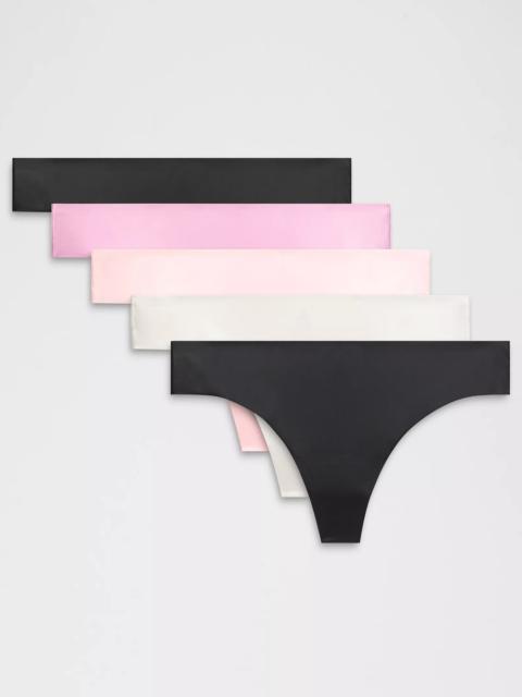 lululemon InvisiWear Mid-Rise Thong Underwear *5 Pack