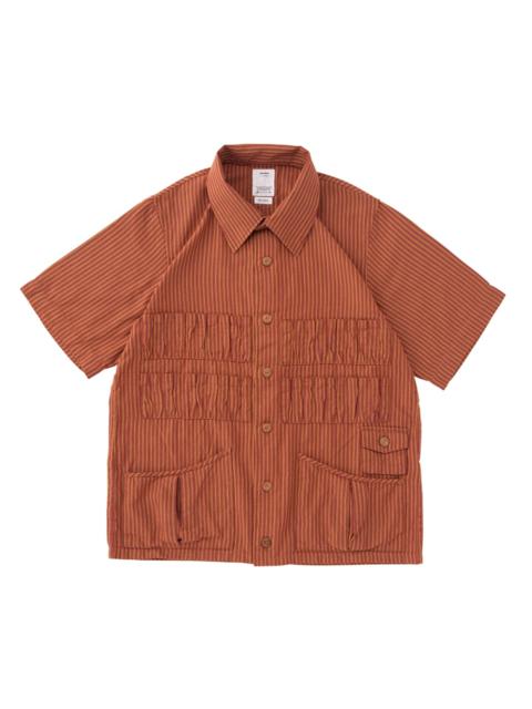 visvim KETCHUM SHIRT S/S SANTOME (C/SI) RED STRIPE