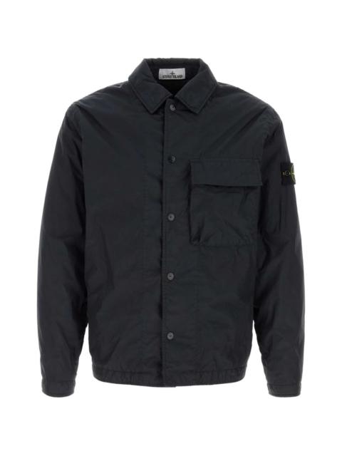 Stone Island Compass-badge shirt jacket
