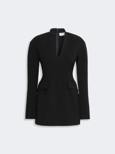 Sportmax TEFRITE07 Stretch viscose-blend hourglass dress - BLACK