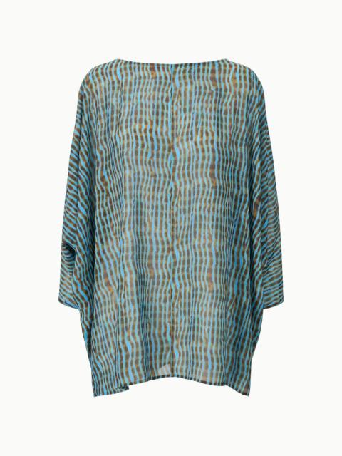 STAUD STAUD NOUR MINI DRESS TIDAL SHELL