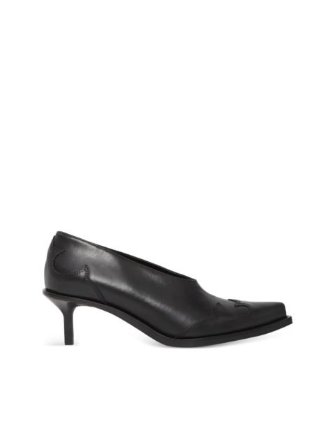 Ann Demeulemeester Janeka western-stitched pumps