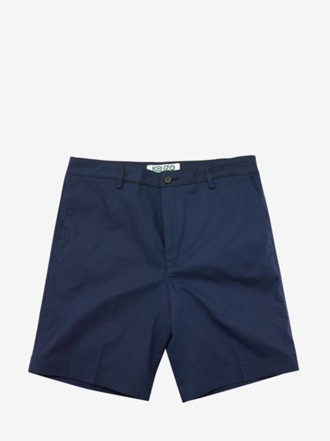 Navy Blue Tailored Shorts
