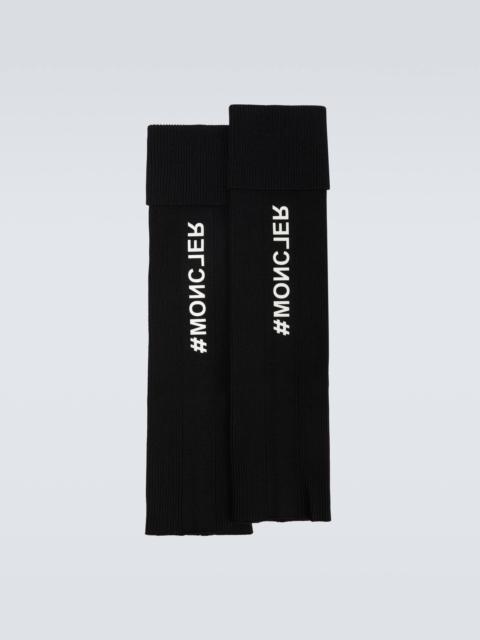 Moncler Grenoble Day-Namic ribbed-knit legwarmers