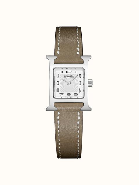Hermès Heure H watch, 17.2 x 17.2 mm